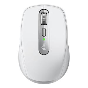 Logitech MX Anywhere 3 Compact Ultrafast Rechargeable Logi Bolt Technology Bluetooth 2.4 GHz Business Mouse (Pale Gray)