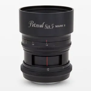 Lomography Petzval アートレンズ　Nikon F New Petzval 55 f/1.7 MKII Art Lens Black Aluminium Nikon Z