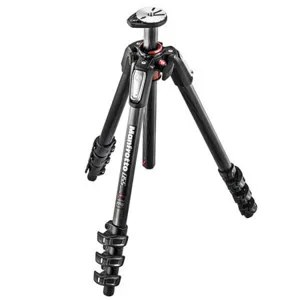 Manfrotto 055 4-Section Carbon Fiber Tripod with Horizontal Column