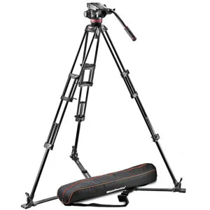 Manfrotto 546GB 3-Section Al Twin Leg Tripodw/502 Video Head