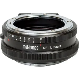 Metabones Nikon G Lens to L Mount Adapter, Matte Black MB_NFG-L-BM1