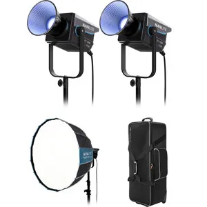 Nanlite FC-720 750W RGBW LED 2-Light Kit, with Rapid 90 Softbox