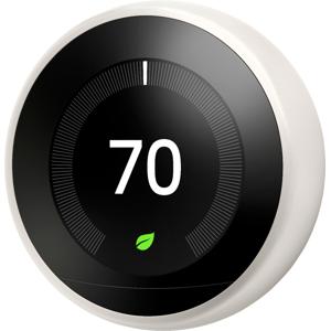 Nest 3rd Generation Programmable Wi-Fi Smart Learning Thermostat (White) + $20 Gift Card