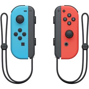 2-Pack Nintendo Switch Joy-Con Wireless Controllers (Neon Red and Neon Blue)