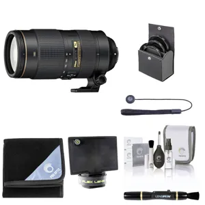 Nikon 80-400mm f/4.5-5.6G AF-S VR NIKKOR ED Lens, w/77mm Filter
