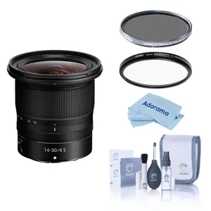 【NIKKOR Z 】　14-30mm f/4 S レンズ（フィルター、箱付き） Nikon NIKKOR Z 14-30mm f/4 S Lens, Bundle with Tiffen 82mm UV and