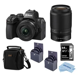Nikon Z50II Mirrorless Camera w/16-50mm & 50-250mm Lenses, with