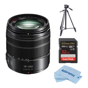 Panasonic LUMIX G Vario 14-140mm f/3.5-5.6 II Lens for MFT with Panasonic LUMIX G Vario 14-140mm f/3.5-5.6 II Lens for MFT with