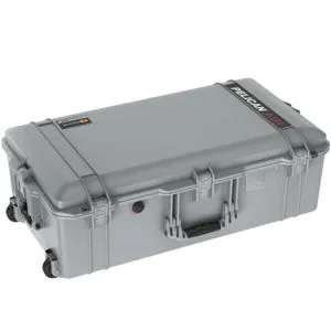 USED Pelican 1615NF Air Wheeled Check-In Case without Foam, Silver