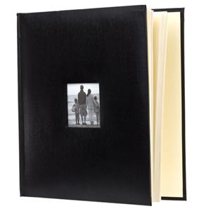 Adorama Photo Album,Leatherette,Holds 500 4x6, Black 638280 - Adorama