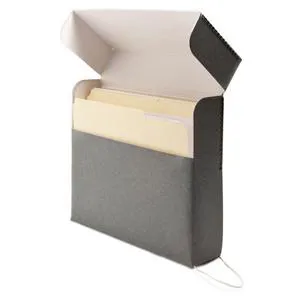 Print File Gray Letter Size Slim Document Box 285-0430