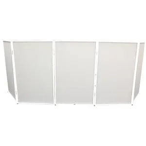 ProX XF-5X3048 5-Panel Pro DJ Facade, White Frame XF-5X3048W