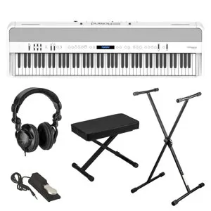 Roland FP-90X 88-Key Portable Digital Piano, White with