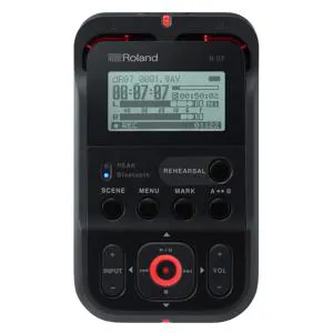 Roland R-07 Portable High-Resolution Audio Recorder - Black R-07-BK