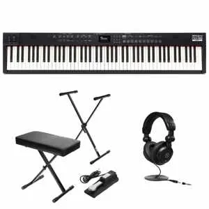 Roland RD-88 EX 88-Key Digital Stage Piano + Stand, Bench, Pedal