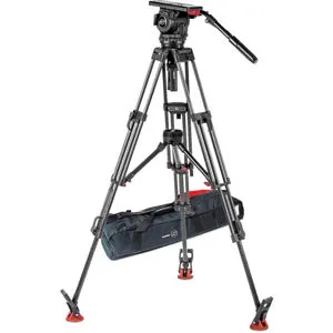 Sachtler Video 18 S2 Fluid Head w/ENG 2 Carbon Fiber Tripod & Mid