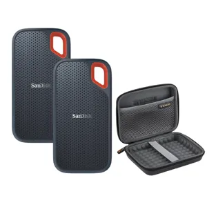 SanDisk Extreme Portable 外付けSSD 2点 セット SanDisk Extreme Portable 500GB USB 3.2 Gen 2 Type-C SSD V2