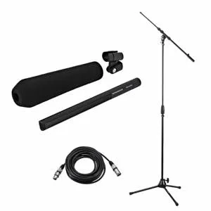 Sennheiser MKH-416 Short Interference Tube Mic - K&M Mic Stand