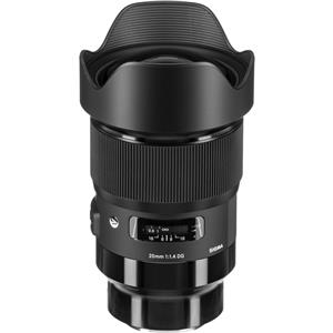 Sigma 20mm f/1.4 DG HSM ART Lens for Sony E-mount Cameras, Black 412965