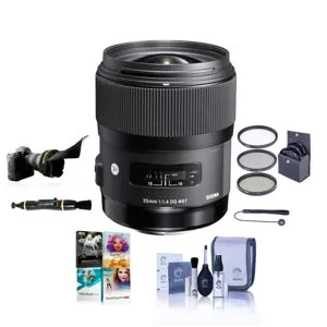 Sigma 35mm f/1.4 DG HSM ART Lens for Nikon F with Free PC Software