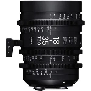 [防湿庫保管]SIGMA 18-35mm T2 / CANON EF mount Sigma 18-35mm T2.0 Cine High-Speed Lens for Canon EF, Feet 210966