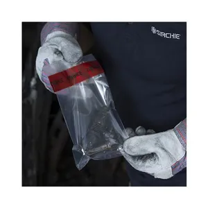 Sirchie Arson Evidence Collection Bags, 5 x 10 x 0.002", 100 Set