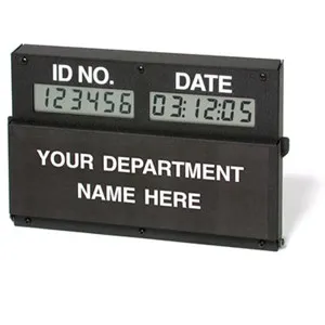 Identicator Sign Sirchie Electronic Digital Identification Sign 893PA