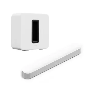 Sonos Entertainment Set with Beam, White BEAM2US1 B - Adorama