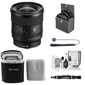 Sony FE 20mm f/1.8 G Lens for Sony E with Accessories Kit SEL20F18G AK