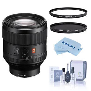 Sony FE 85mm f/1.4 GM Lens for Sony E with Hoya 77mm UV+CPL Filter
