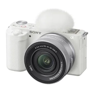 Sony ZV-E10 Mirrorless Camera,White with E PZ 16-50mm f/3.5-5.6