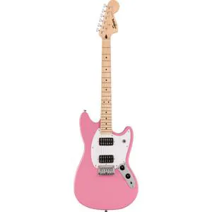 Squier Sonic Mustang HH Electric Guitar, Flash Pink 0373702555