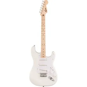 ギター Squier Stratocaster Squier Sonic Stratocaster HT Electric Guitar, Arctic White