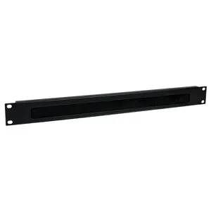 StarTech 1U Brush Strip Horizontal Server Rack Cable Management Panel ...