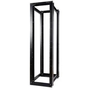 StarTech 45U 3300lb High Capacity 4 Post Open Server Equipment Rack ...