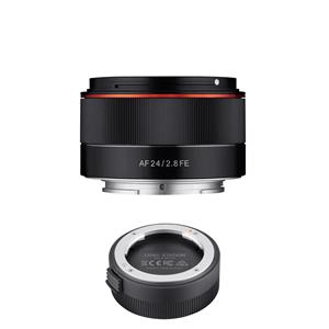 Samyang 24mm F2.8 Full Frame Auto Focus Lens for Sony E + Lens Station