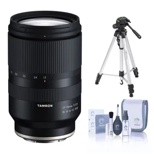 Tamron 17-70mm f/2.8 Di III-A VC RXD Lens, Fujifilm X w/Tripod