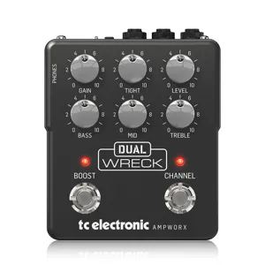 TC Electronic Ampworx Dual Wreck Preamp Pedal 0709-AJS86-001