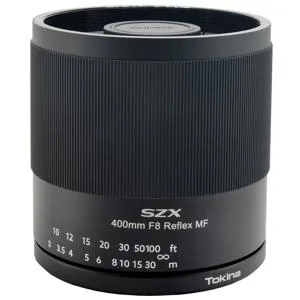 Tokina SZX 400mm f/8 Reflex MF Lens for Nikon F, Black SZXMF400-N