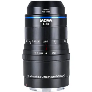 Venus Laowa Aksen 45mm f/2.8 1-5X Ultra Macro APO Lens for Canon