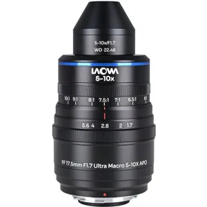 Venus Laowa Aksen 17.5mm f/1.7 5-10X Ultra Macro APO Lens for