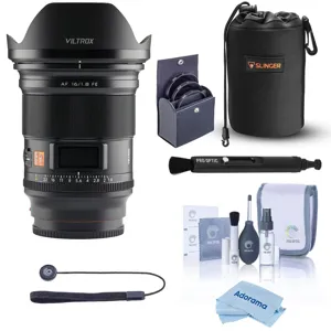 Viltrox AF 16mm f/1.8 STM Lens for Sony E, 77mm Filter Kit,Pouch
