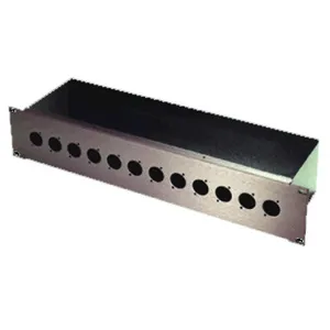 Whirlwind 6 RU Unpunched Rack Panel with Back Box HBR-6