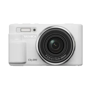 Yashica City 200 13MP 5K Ultra HD Digital Camera, White YAS-DGC200-WH