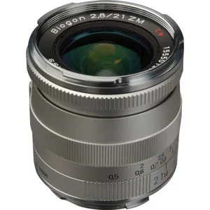 Zeiss 21mm f/2.8 Biogon T* ZM Lens for Leica M, Silver