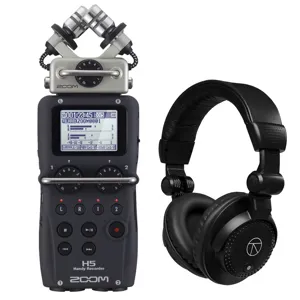 Zoom H5 4-Track Portable Handy Recorder with X/Y Mic Capsule, with
