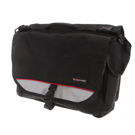 Lightware Laptop Digital Messenger Bag - Black SKU#1101130