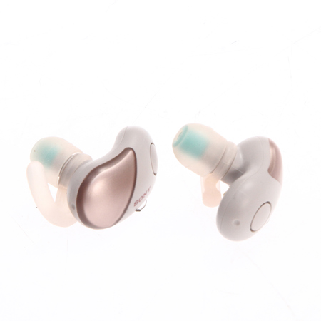 Sony WF-SP700N Bluetooth Wireless Noise-Canceling In-Ear Headphones with Microphone, NFC, Sweat and Splash Proof, Pink