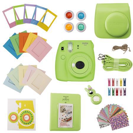 Slinger FujiFilm Instax Mini 9 Accessory Kit - Lime Green (Camera Not Included)