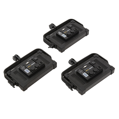 F & V K2000S Power Bi-Color LED Light Half-Panel 3-Light Kit - SKU#1280063